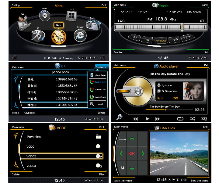 Navigatie Hyundai I20 2007-2012 dvd carkit telefoonboek ipod